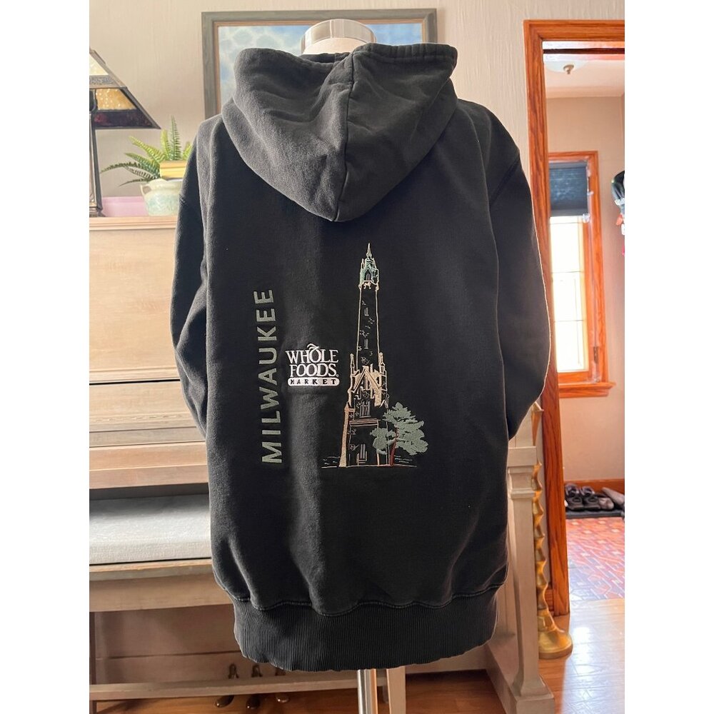 Econscious Brand Whole Foods Market 2006-2011 Opening Team Embroidered Zip-Front